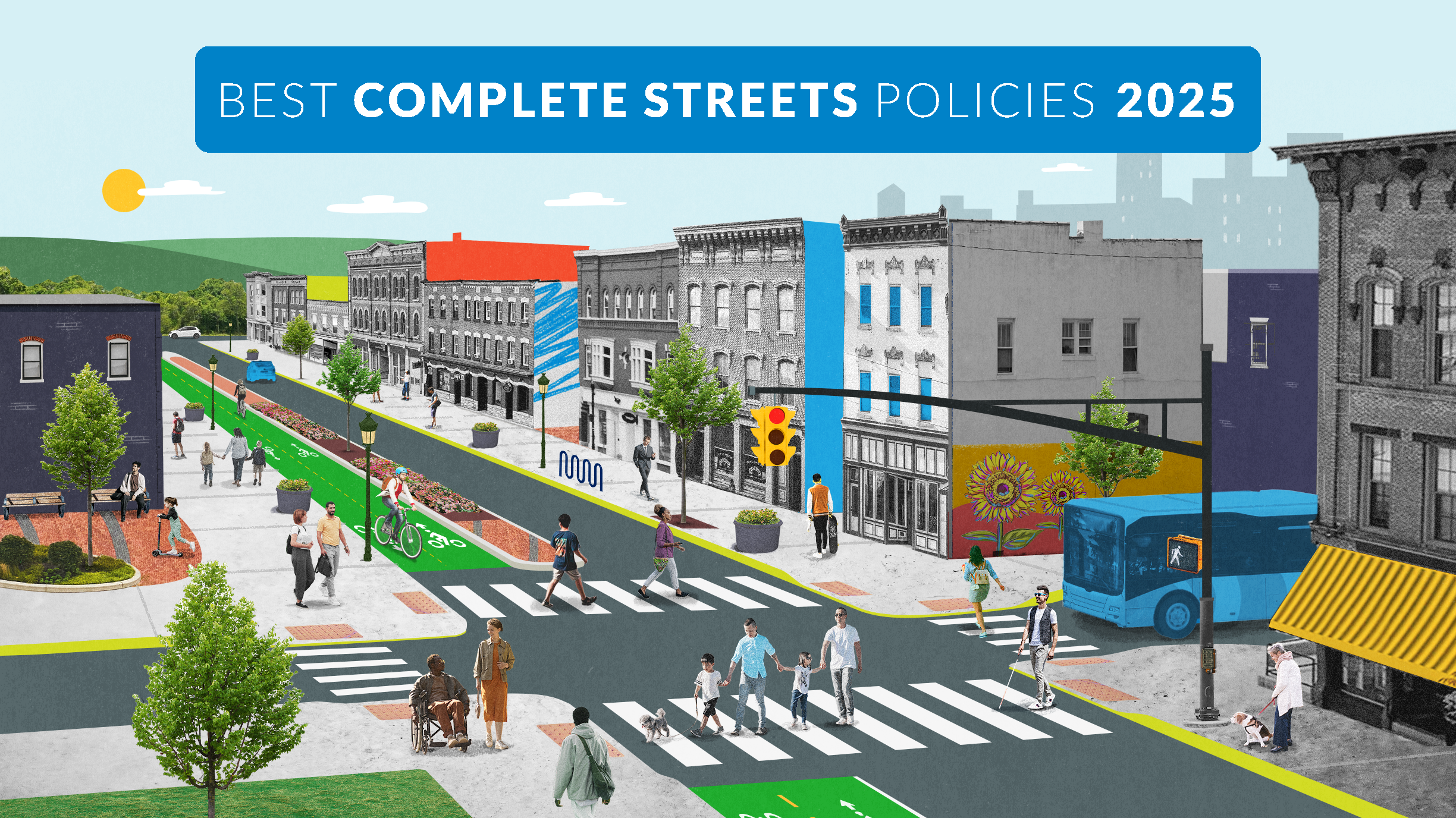 Cover of Best Complete Streets Policies 2025