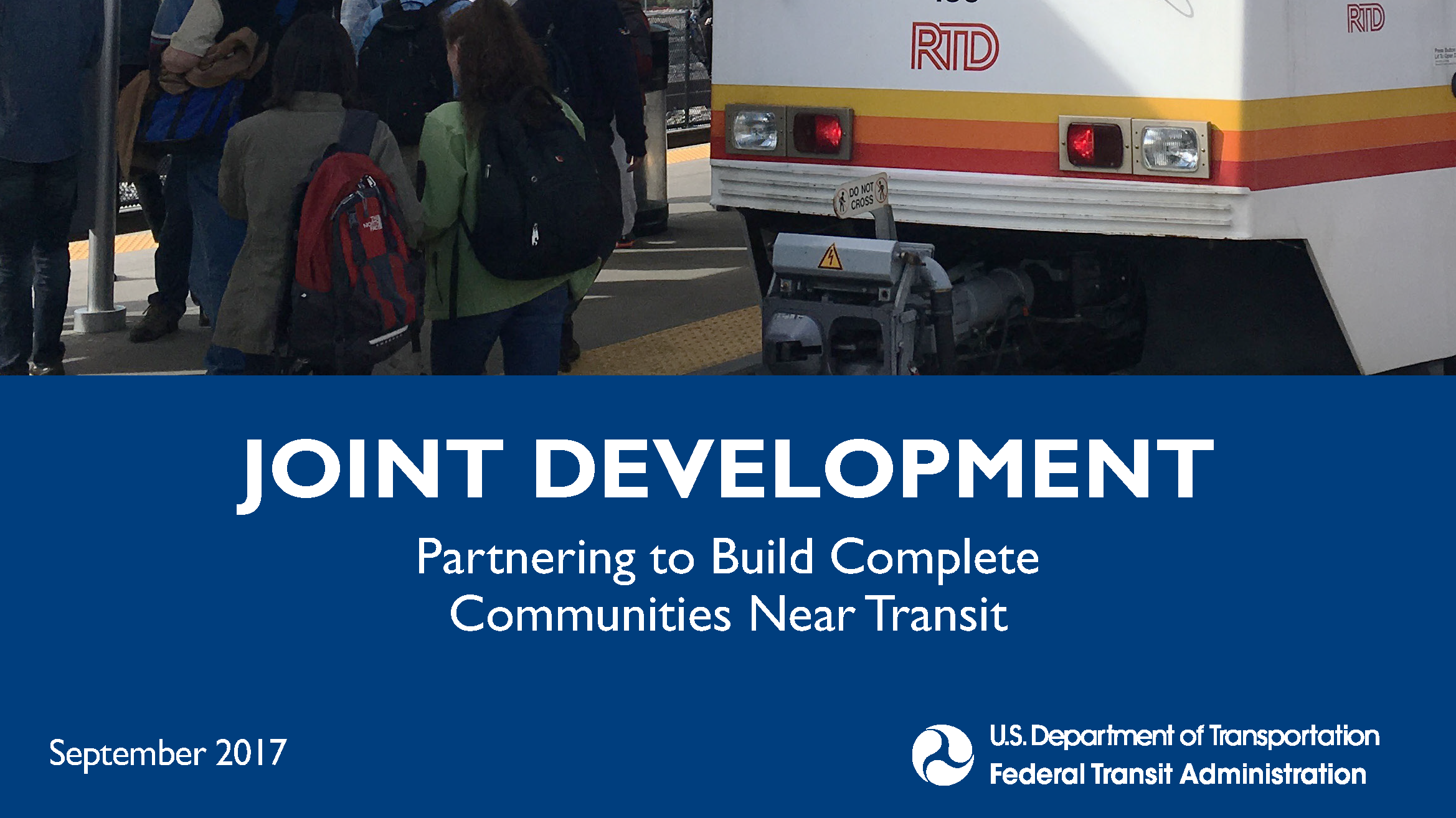 Cover of the FTA's Joint Development Brochure
