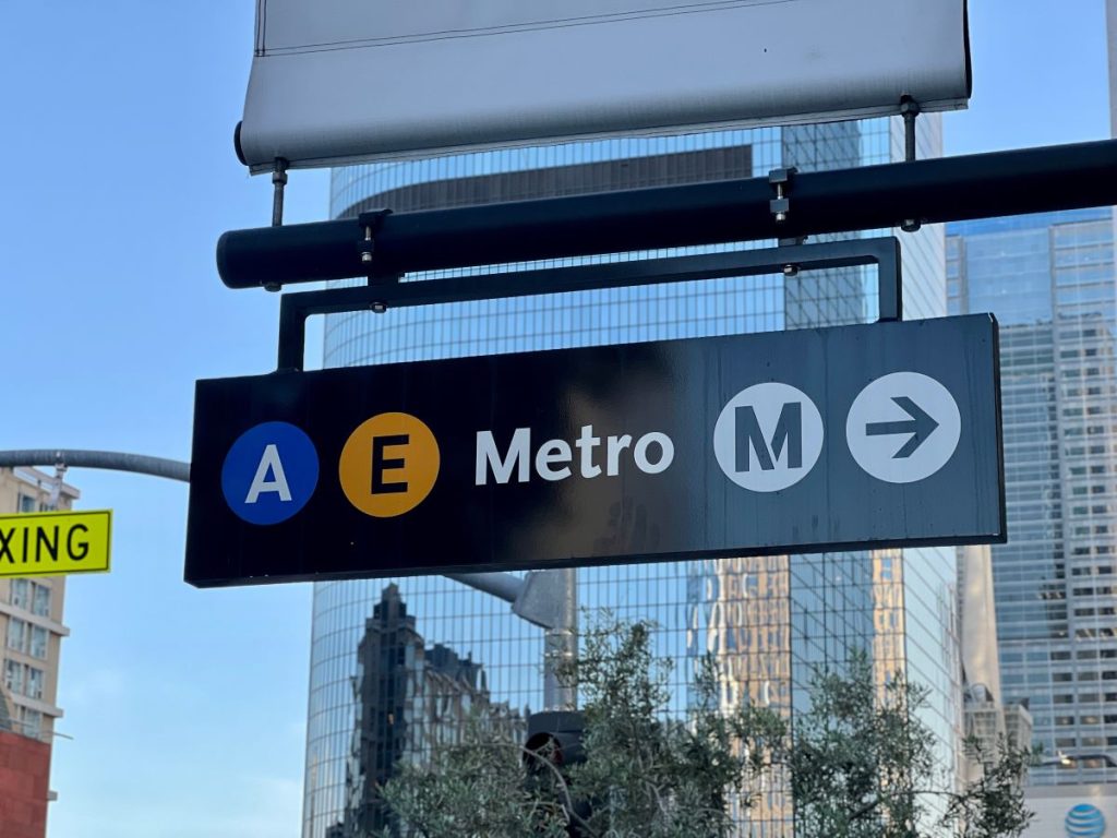 LA Metro Station at Grand Ave.