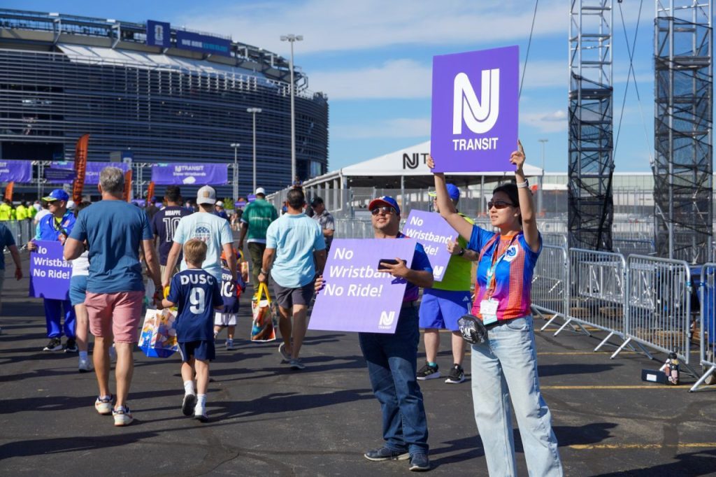 NJ TRANSIT World Cup Ambassadors at MetLife Stadium