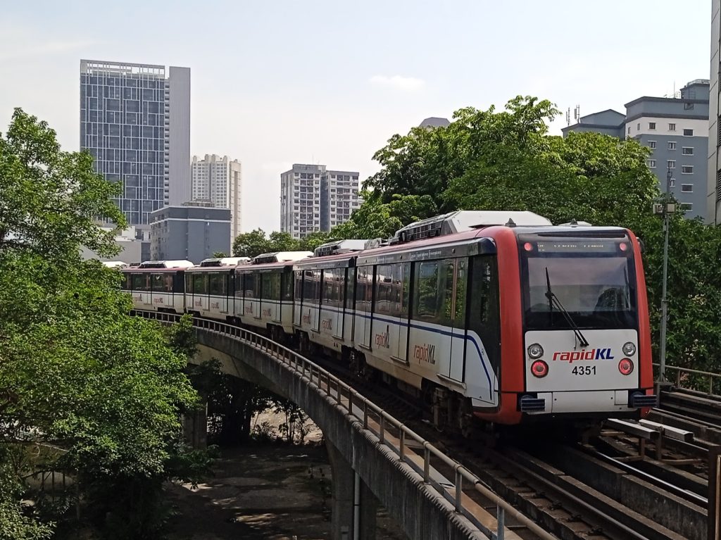 LRT in Malyasia.