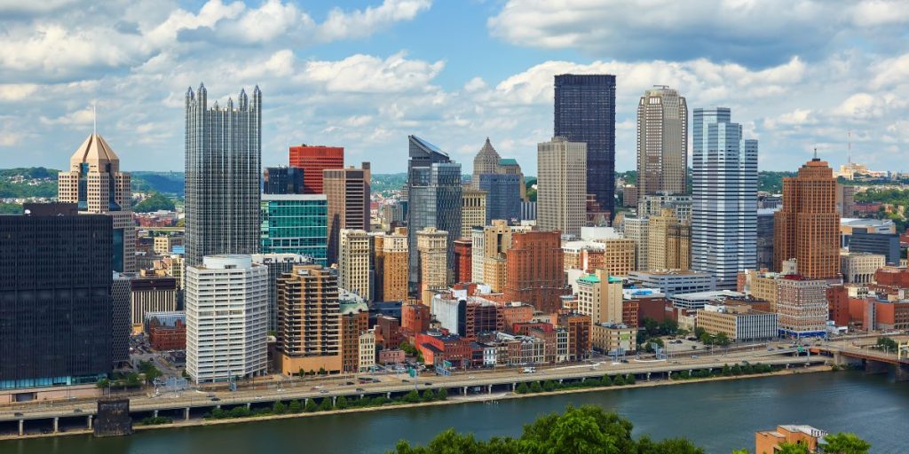 Downtown Pittsburgh Skyline.