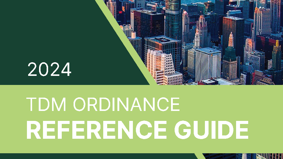 Cover of ACT's TDM Ordinance Reference Guide