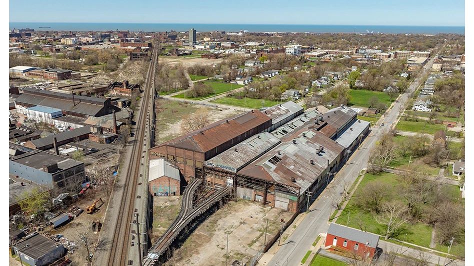 Site for The Midline Industrial Redevelopment. Mostly abandoned industrial uses as of now.