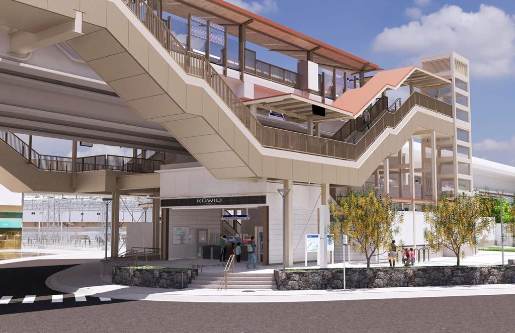 Rendering of Kuwili Skyline Station.