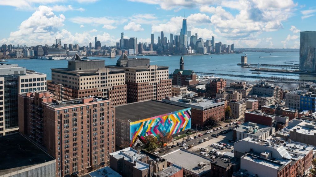 Hoboken’s “Technicolour” Mural. 