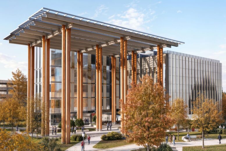 Rendering of the Interdisciplinary Science Building