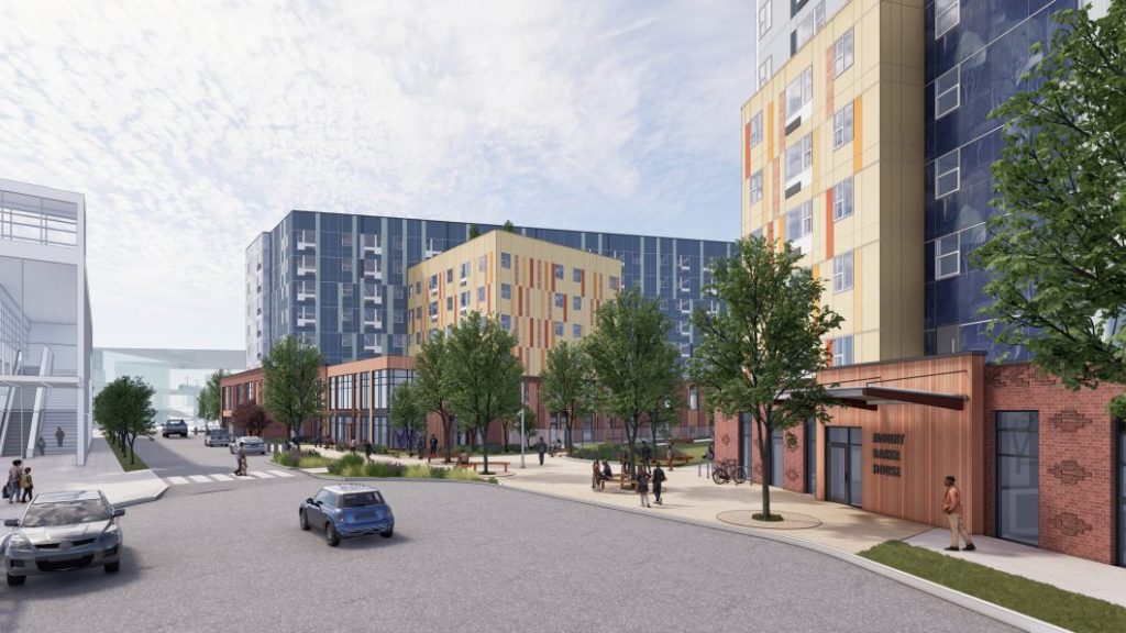 Rendering of the Mount Baker Station development.