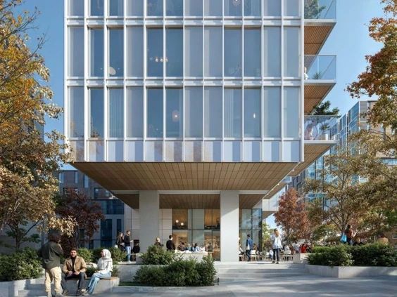 Rendering of 33-story rental tower in Vancouver, Canada.