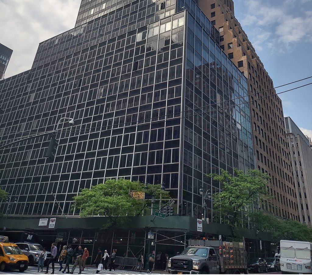 Former Pfizer building at 235 East 42nd Street.