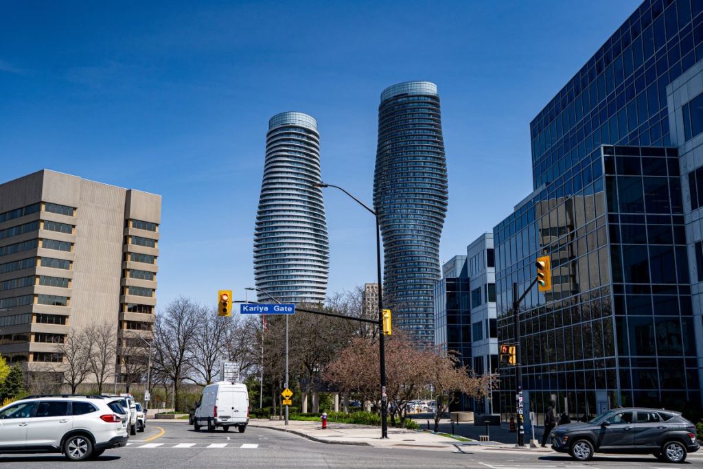 Absolute World Towers in Mississauga, Ontario, Canada.