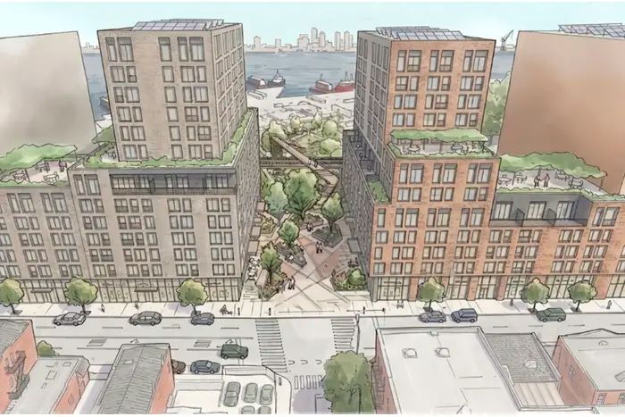 Artistic rendering of plans for Staten Island.