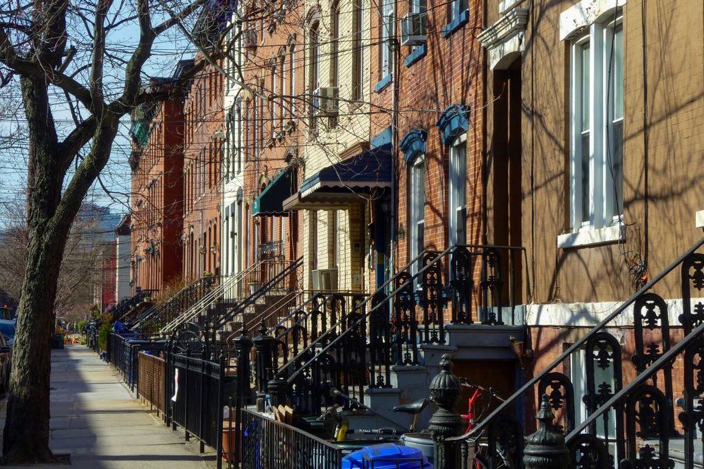 Row houses in Hoboken