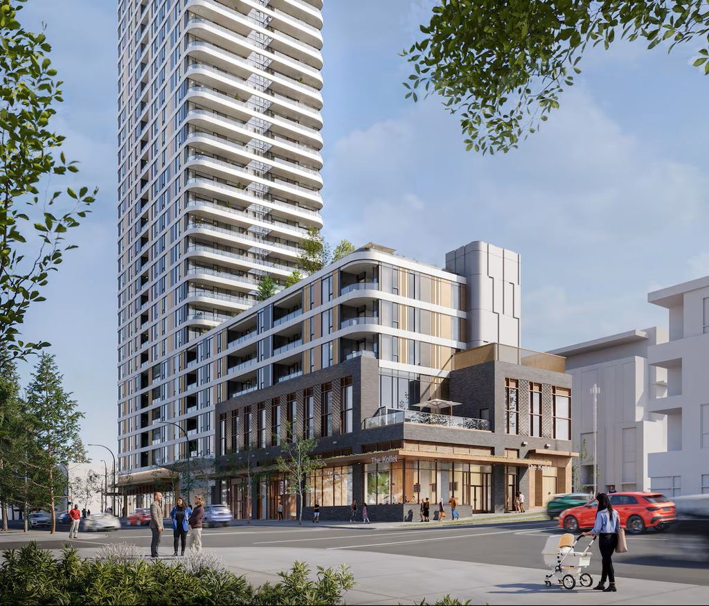 Rendering of the first project under the PCI Developments, and TransLink partnership. Courtesy of Translink