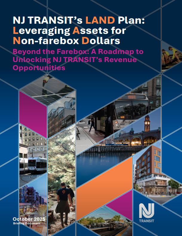NJ TRANSIT Land Plan Cover