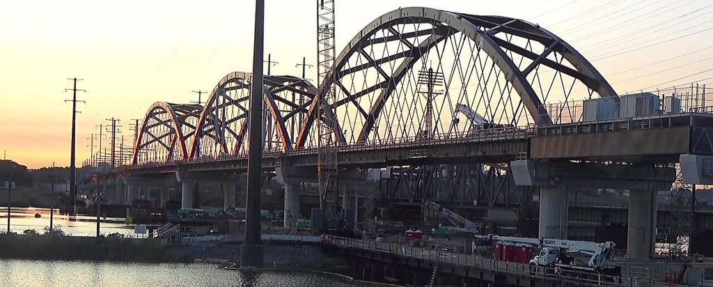 Portal North Bridge from the side