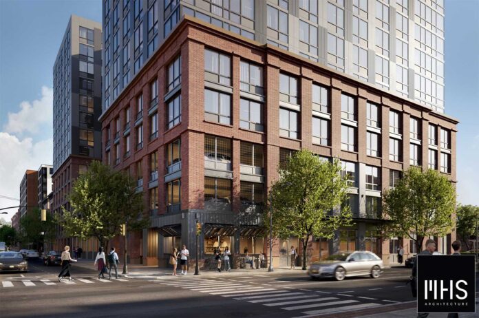 Rendering of The Standard.