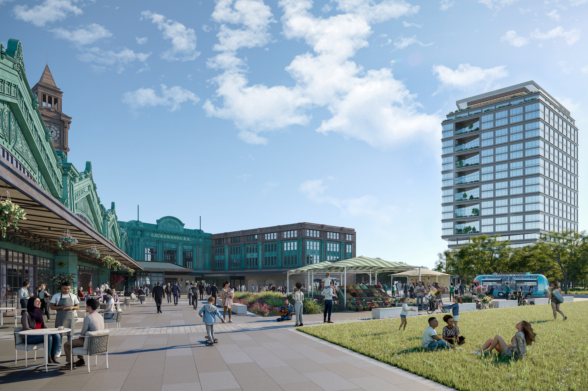 Rendering of Hoboken Connect redevelopment